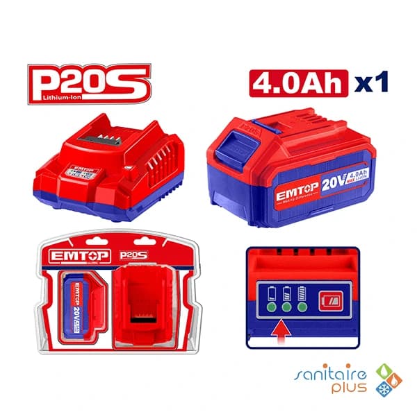 P20S battery charger - EMTOP