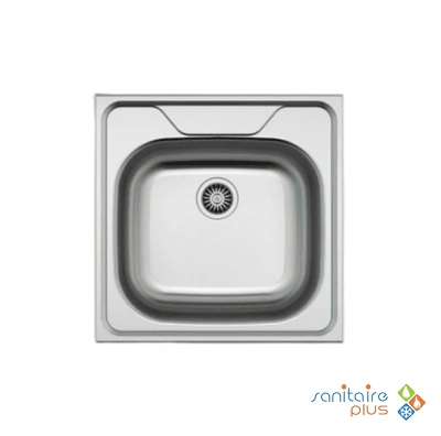 Evier Inox Roco Carré 52