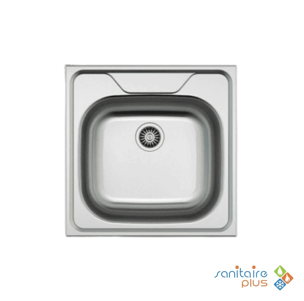 Evier Inox Roco Carré 52