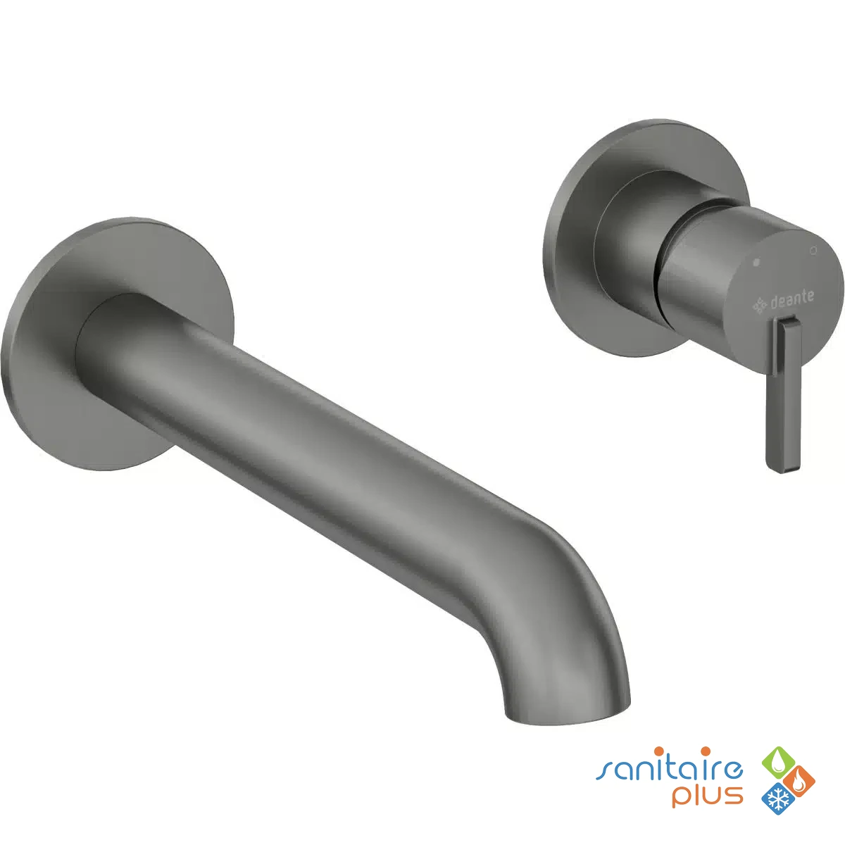 Mitigeur lavabo encastré titane – Deante Silia
