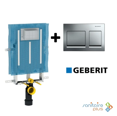 Chasse encastré + Plaque – GEBERIT Alpha 8