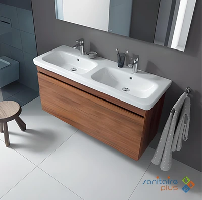 Meuble sous lavabo double suspendue Durastyle