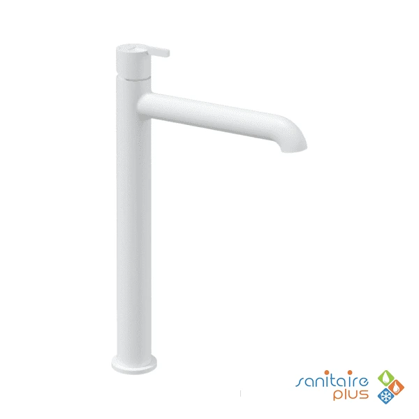 Mitigeur Vasque Long Blanc Mat – Deante Silia